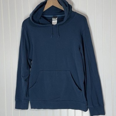 Patagonia Fitz Roy Trout Hoodie Mens XS Blue Organic Cotton Gorpcore Fish Logo