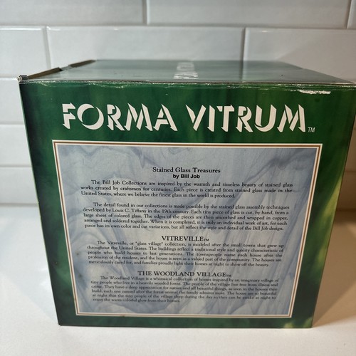 Forma Vitrum Thompson's Drug Store Stained Glass Light Up 11302 Ltd Ed/2000 RARE - Bild 7 von 9