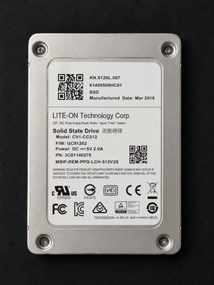 Lite-On CV1-CC512 512GB SSD SATA III 2,5 Zoll Interne Festplatte