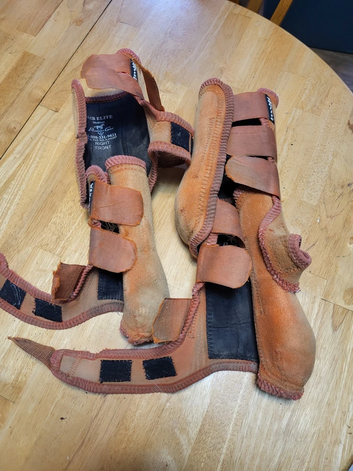 Botas delanteras y traseras medianas Professionals Choice SMB Elite naranja Foto 3 de 4