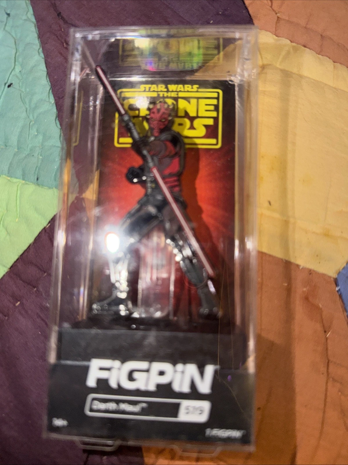 FiGPiN Star Wars Clone Wars Darth Maul #519 Enamel Pin Factory Sealed New