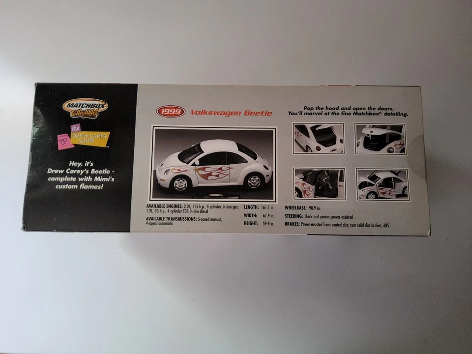 Matchbox Collectibles The Drew Carey Show 1999 Volkswagen Beetle New - Image 4 of 4
