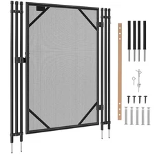 Pool Fence Gate 4 X 2.5 Ft. Pool Gate for Inground Pools Pool Safety Fence Gate