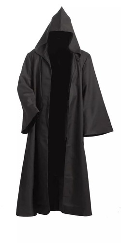 Star Wars Erwachsene Jedi mit Kapuze braun/schwarz Robe Cosplay Kostüm Halloween Party - Bild 6 von 7