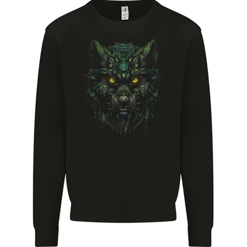 Cyber Wolf Werewolf Lycan Mens Womens Kids Unisex - Picture 75 of 102