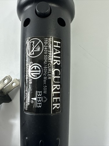 Herstyler 3 in 1 Wand Curling Iron Set Hair Curler Tested Works B1 ONE ATTACHMEN - Picture 8 of 10
