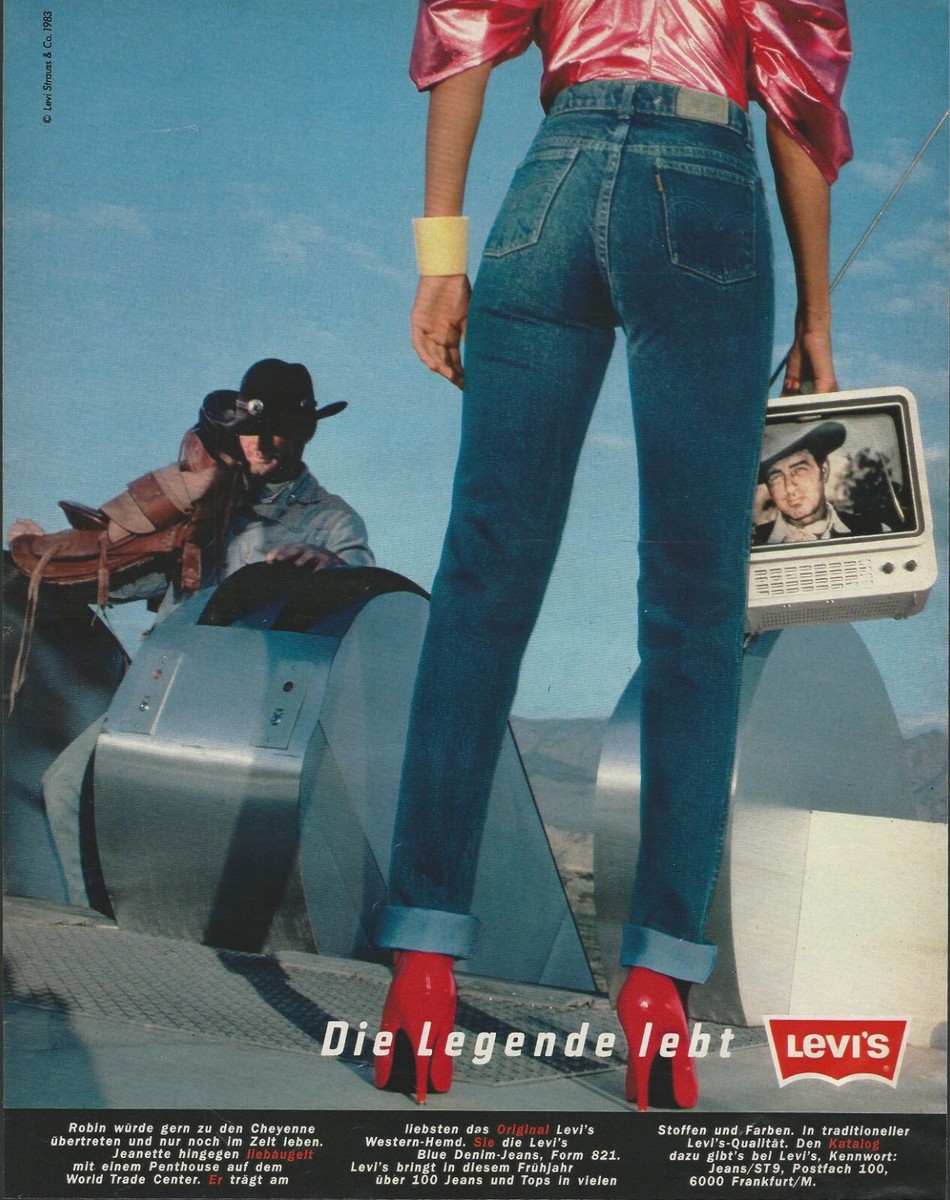 1983 LEVI'S Jeans Original Print Ad | eBay