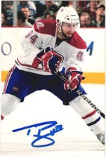 Tom Pyatt Autographed 4x6 Color Photo Montreal Canadiens #94 C