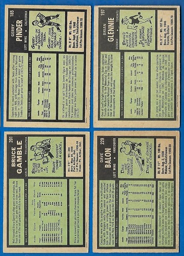 1971-72 OPC O PEE CHEE HOCKEY CARD + ERROR VARIATION 133-264 & BOOKLET SEE LIST - Picture 310 of 472