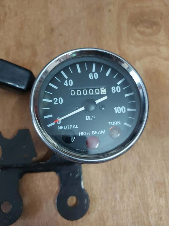 KAWASAKI 1973-75 MC1-MC1M-KM90-KE100-G4-G5 CONJUNTO DE VELOCÍMETRO NOS JAPÓN 25001-069 Foto 2 de 4