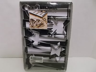 BRAND NEW IKEA SET OF 5 CHRISTMAS COOKIE CUTTERS 6&quot; NIB | eBay
