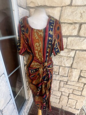 SL Fashions Women's Plus Size 18w Multicolor Dress | eBay