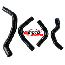 For Suzuki DRZ400E drz 400e 2002-2007 03 K2/K3/K4 Silicone Radiator Hose Black