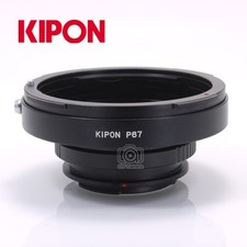 Kipon adapter with Pentax 67 mount lens to Pentax K camera K-3 K-5II K-50 K-30