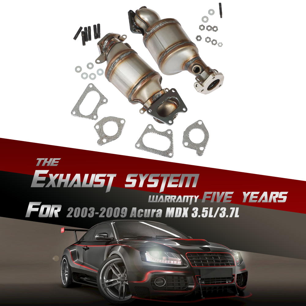 Catalyst Converter Set BANK 1&2 LH+RH For Acura MDX 3.5L/3.7L 20032009