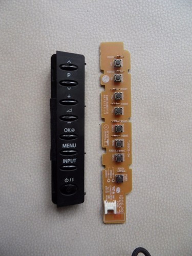 Bedienungsplatine am Gerät EAX61548601 (3) von TV LG 42LD450 mit defektem Panel