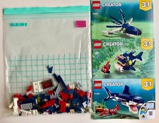 LEGO Creator Bewohner der Tiefsee 31088, gebraucht, vollständiges Set