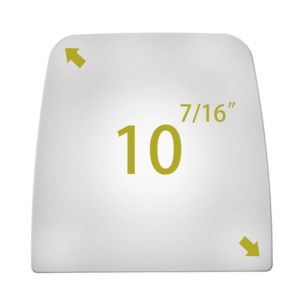 Espejo retrovisor superior de vidrio lado derecho derecho para GMC Savana 1500 2500 3500 2003-2007 reemplazo Foto 2 de 4