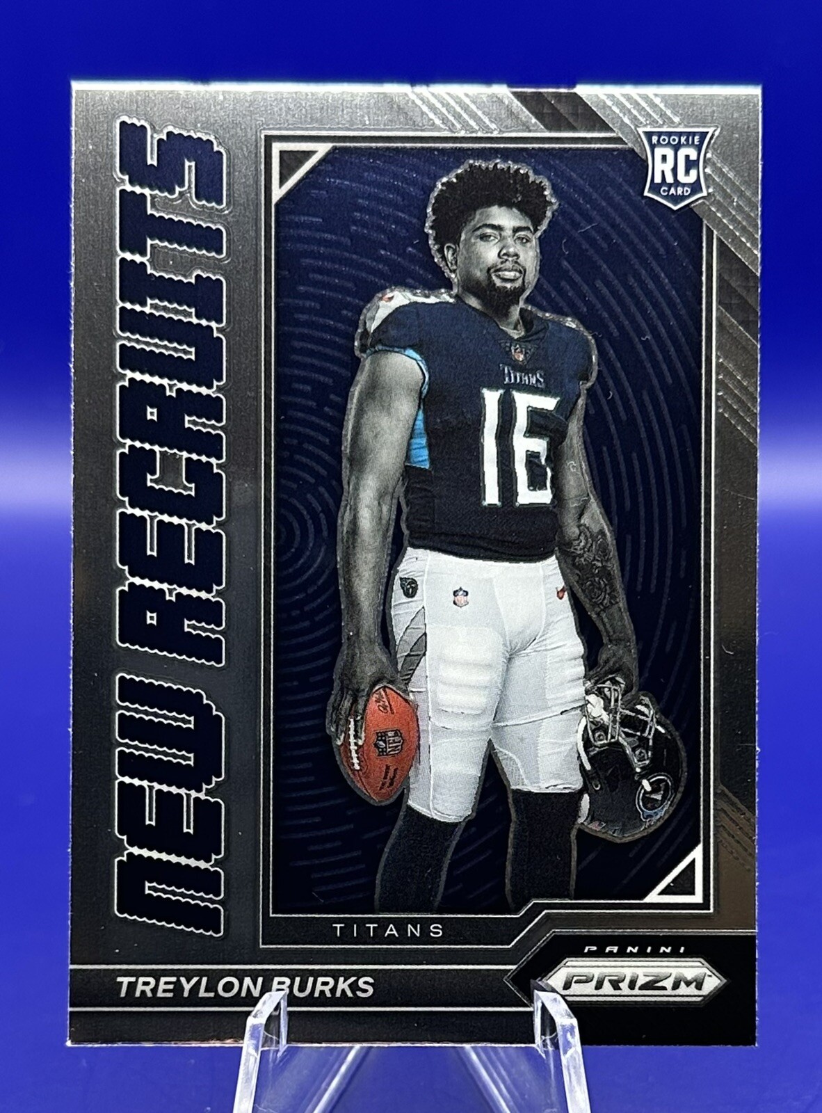 2022 Panini Prizm TREYLON BURKS New Recruits Insert Rookie RC #NR-8 Titans
