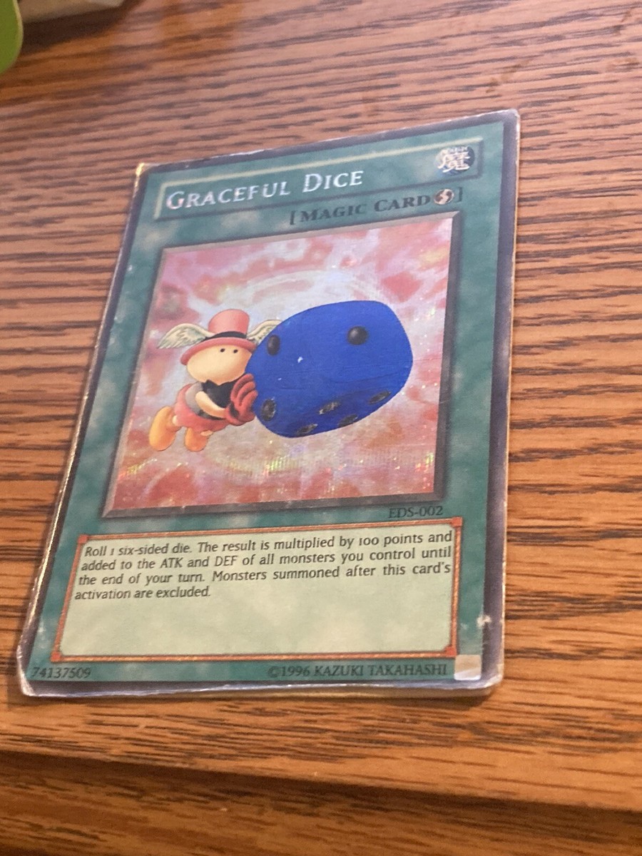 yugioh card graceful dice Yu-Gi-Oh! Graceful Dice TSC-E002 Used Prismatic Secret Rare  Card Empire