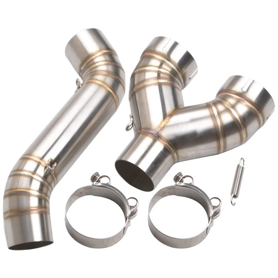 Abrazadera de tubo de enlace medio sistema de escape 60,5 mm para BMW S1000RR S1000R 2010-2014 Foto 4 de 4