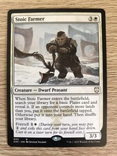 Stoic Farmer MTG Magic the Gathering Card NM Near Mint Kaldheim Commander KHC