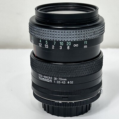 Tamron TELE MACRO Camera Lens 28-70mm 1:3.5-4.5 Toshiba 52mm Made In Japan READ