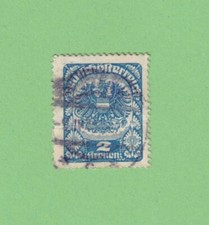 Sello: Austria alemana, 1920/21, 2Kr. Mi. 3125, gest. Estado. s. Escaneo