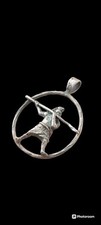 WARRIOR Viking PENDANT Knight ATTACK Jewelry SHIELD Ring Silver Plated Bronze