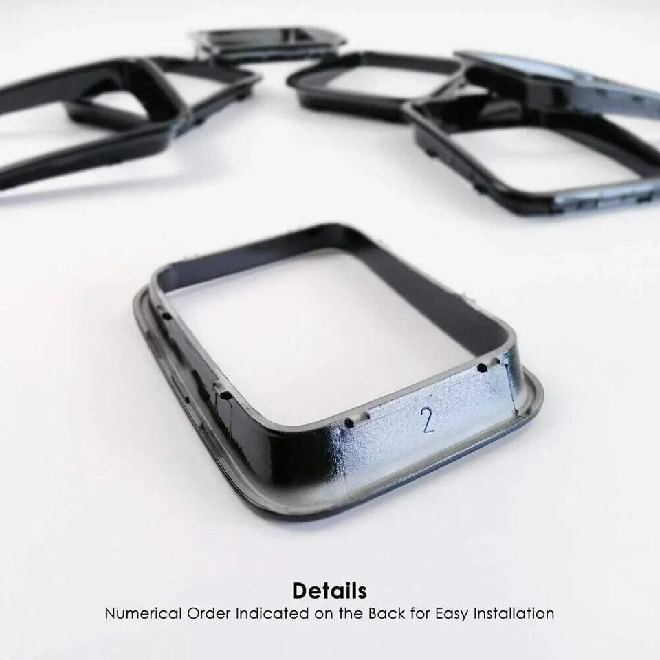 For 2017-2021 Jeep Grand Cherokee Trackhawk SRT Front Grille Ring Cover - Image 3 of 4