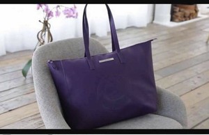 large purple purse