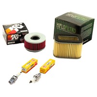 Set FüR Yamaha XS 400 Dohc 12E XS 1982-84 Wartung Luftfilter ÖLfilter ZüNdkerzen