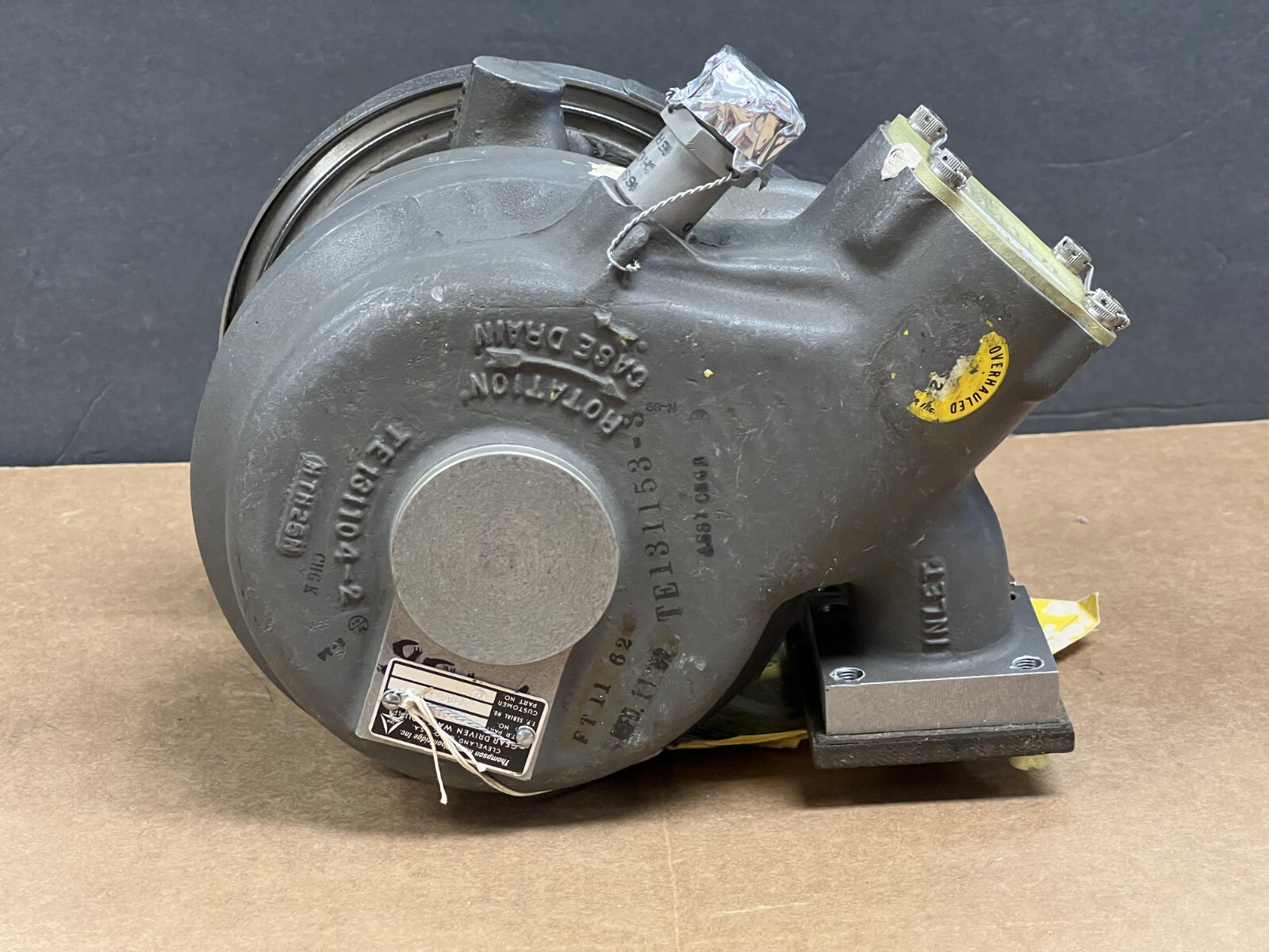 Aircraft B707 Thompson Ramo Wooldridge Gear Driven Water Pump P/N