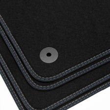 Doppelziernaht Fußmatten passend für VW Polo 6 2G ab Bj. 2017-