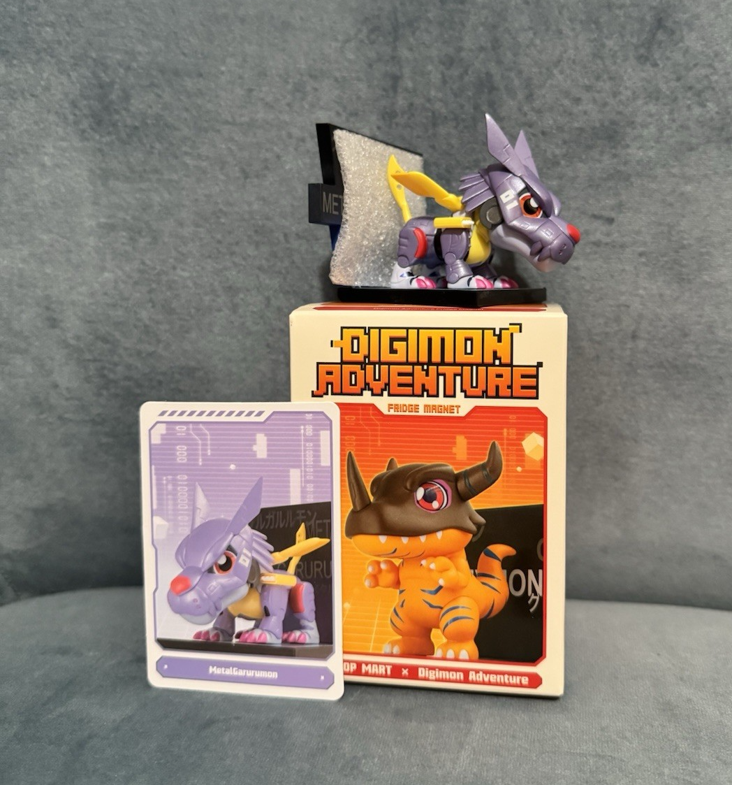 Pop Mart Digimon Adventure Fridge Magnet Figure Unopen Blind Box