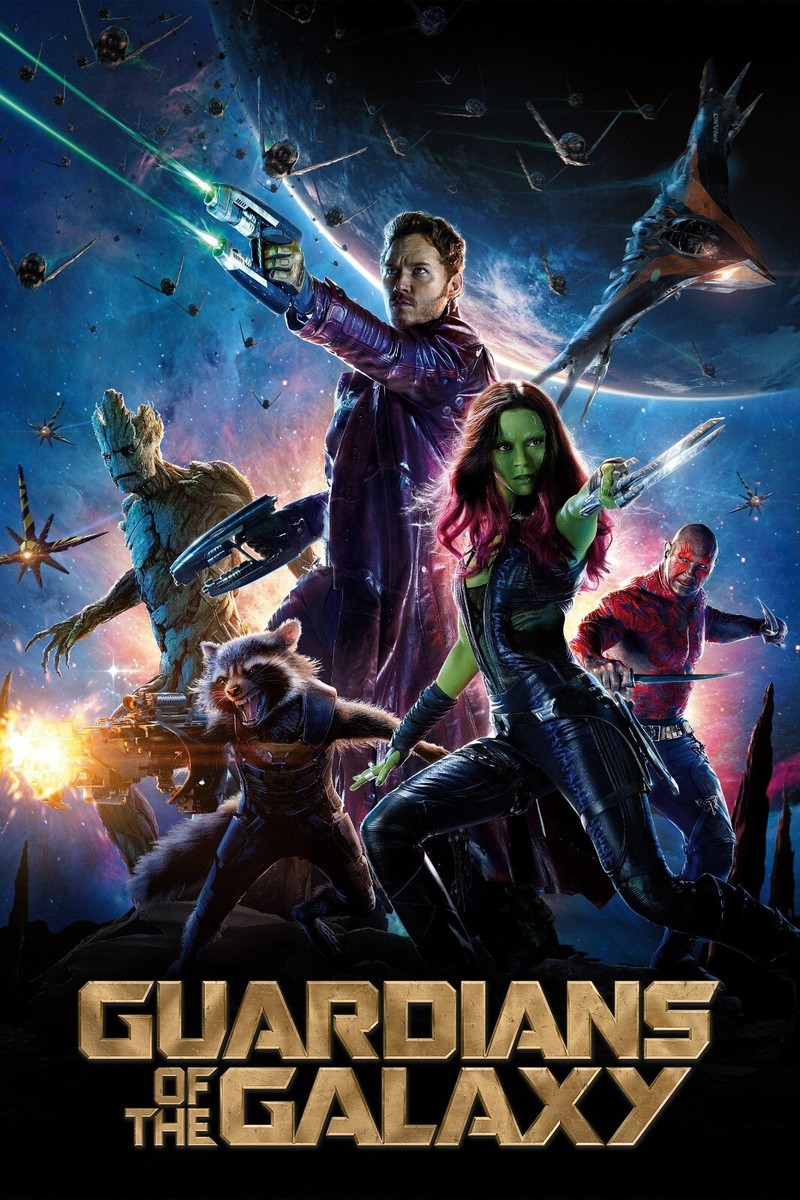2014 Guardians Of The Galaxy Movie Poster 11X17 Marvel Star Lord