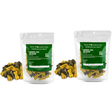 Turmeric Eggs & Bacon, soft Dog Treats 2 pack, Made in USA, 6.5 oz each bag