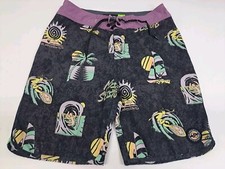 Quicksilver Highline Mens Board Shorts Size 29 Surf Silk 5701