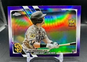 2021 Topps Chrome Update Purple Refractor JAKE CRONENWORTH #USC25 Rookie Debut