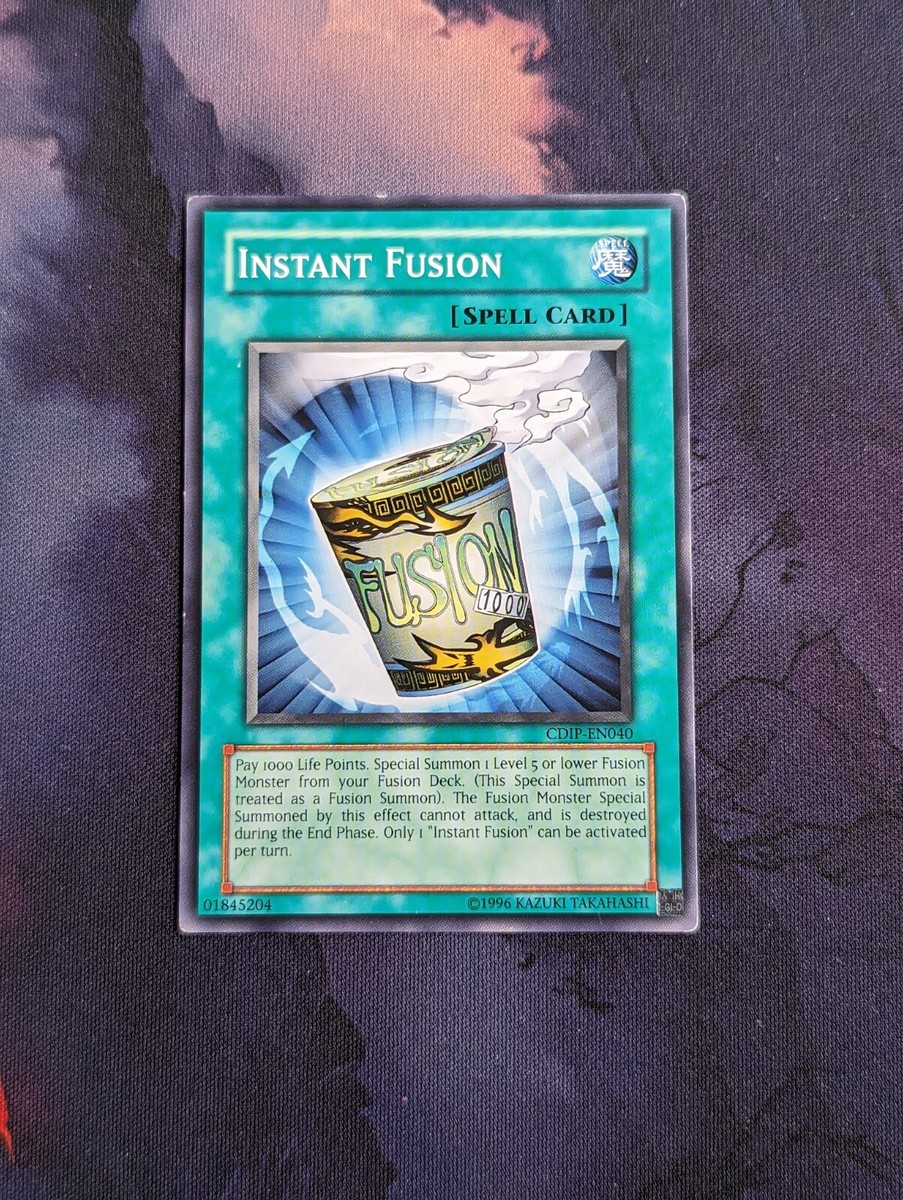 Yu-Gi-Oh! Instant Fusion Card (CDIP-EN040) – Common Rare From Cyberdark Impact Unlimited Edition - View #7