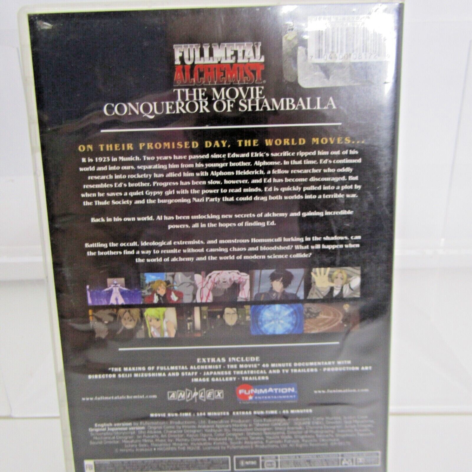 FULLMETAL ALCHEMIST THE Movie - Conqueror of Shamballa (Blu-ray 2005 Anime)  $100.00 - PicClick AU