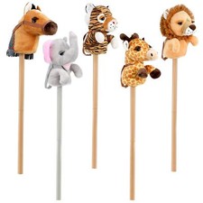 Kids Hobby Horses Realistic Sounds Safari Animal Designs Soft Toys Boys Girls