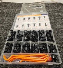 (240 Piece) GOOACC GRC-33 Bumper Retainer Clip Car Fastener Rivet Plastic