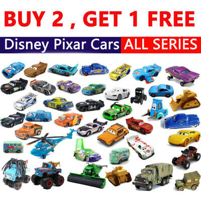 Disney Pixar Cars Lightning McQueen Set 1:55 Diecast Model Car Toy Loose  Gift 