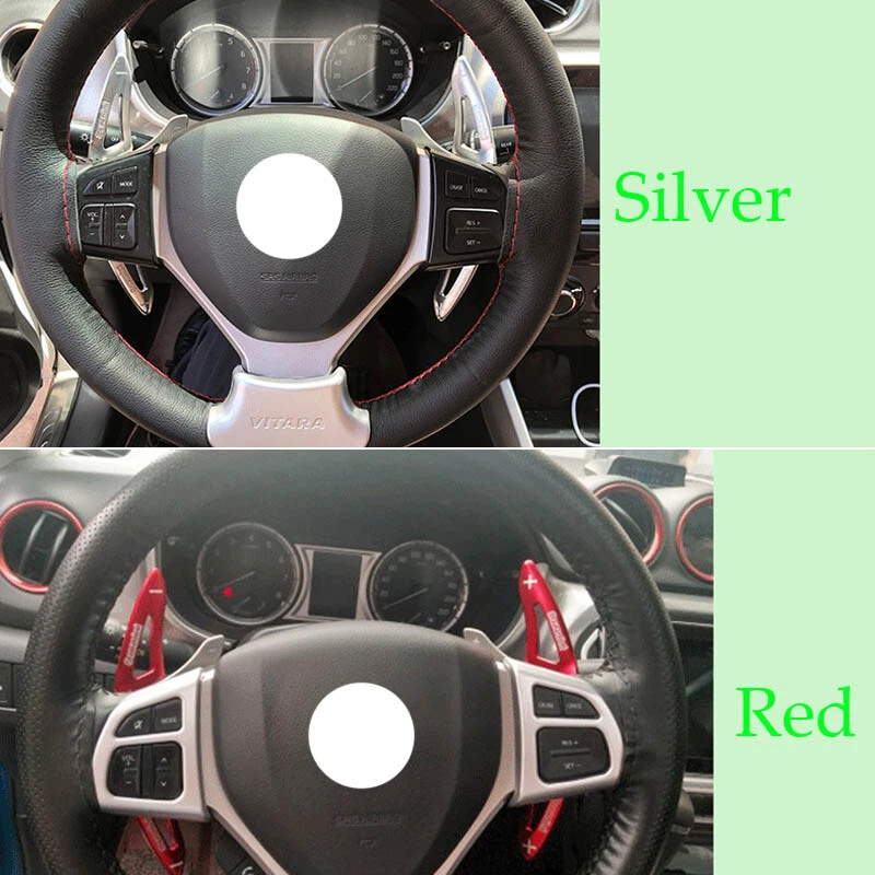Steering Wheel Shift Paddle Extension Paddle Shifters Cover For Suzuki S-Cross Foto 3 de 4