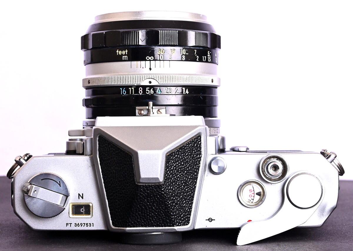 Nikomat FTN 35mm Film SLR +Nikkor 28/2.8 & NK Nikkor-S 50/1.4 Lens