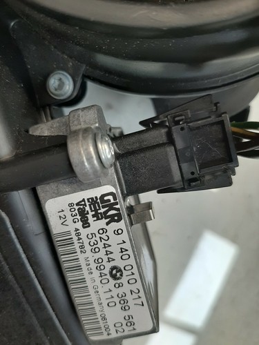 2006-2009 Range Rover Center Rear Heater Blower Motor Oem - Picture 3 of 4