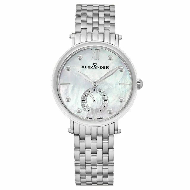 Banda de acero inoxidable Relojes de Pulsera Casual Con Hecho en Suiza