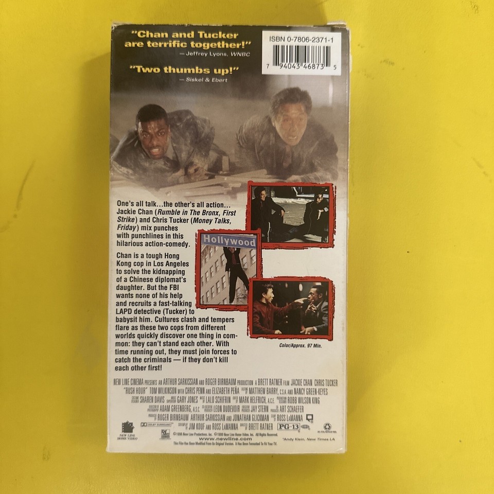 Rush Hour (VHS, 2001) No Mold Works Free Shipping 🐶 eBay