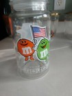 Vintage M & M 1984 Los Angeles USA Olympic Games Glass Jar Canister Container  — photo 2